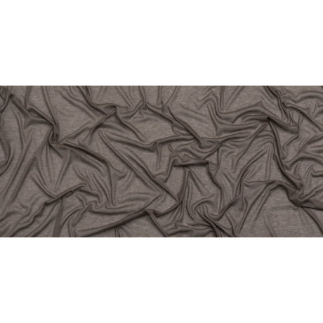Featherweight Polyester Interlock Knit - Gray - Designer Deadstock