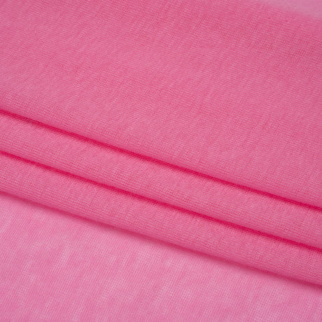 Featherweight Rayon Interlock Knit - Pink - Designer Deadstock