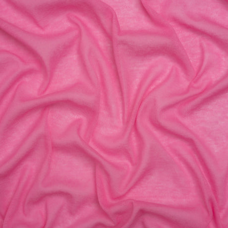Featherweight Rayon Interlock Knit - Pink - Designer Deadstock