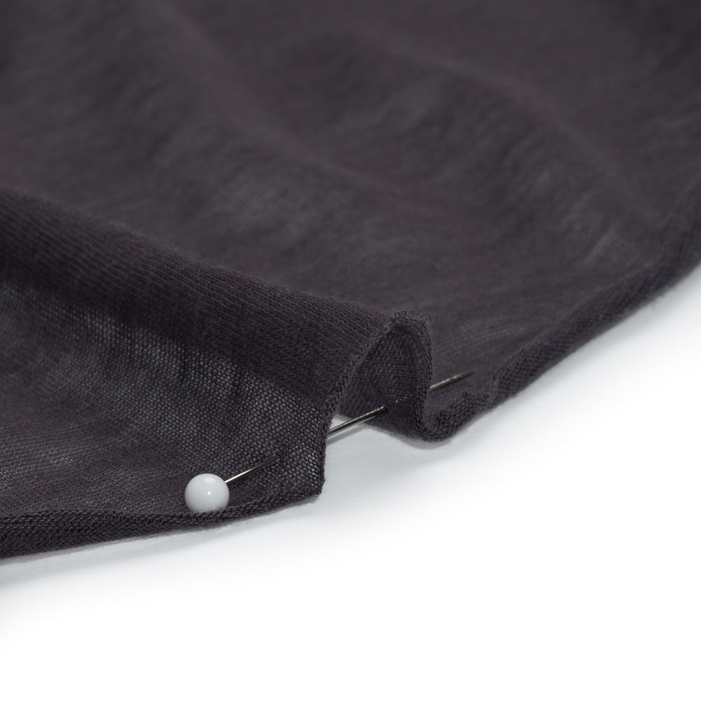 Featherweight Rayon Jersey - Dark Purple - Designer Deadstock
