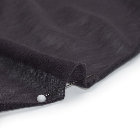 Featherweight Rayon Jersey - Dark Purple - Designer Deadstock