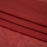 Lightweight Cotton Interlock Knit - Muted Red - Designer Deadstock