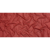 Lightweight Cotton Interlock Knit - Muted Red - Designer Deadstock
