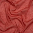 Muted red cotton interlock knit fabric for apparel sewing