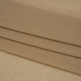 Lightweight Cotton Interlock Knit - Latte Beige - Designer Deadstock