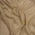 Latte beige cotton interlock knit fabric for apparel sewing
