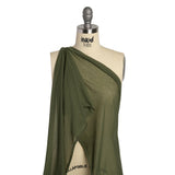 Featherweight Cotton Jersey - Moss Green - Designer Deadstock