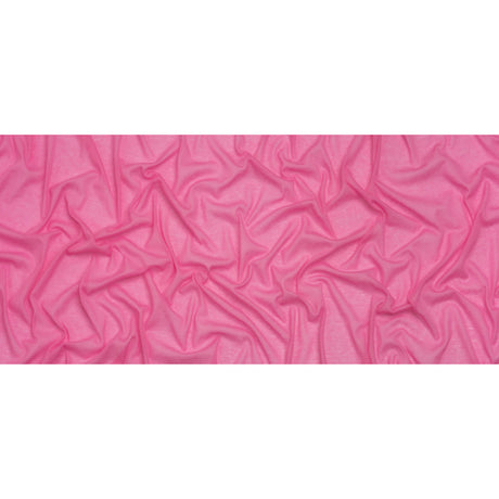 Featherweight Cotton Interlock Knit - Carnation Pink - Designer Deadstock