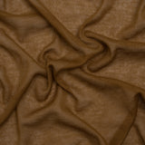 Lightweight Polyester Interlock Knit - Golden Brown - Designer Deadstock