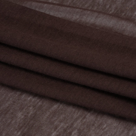 Featherweight Rayon Jersey - Dark Brown - Designer Deadstock