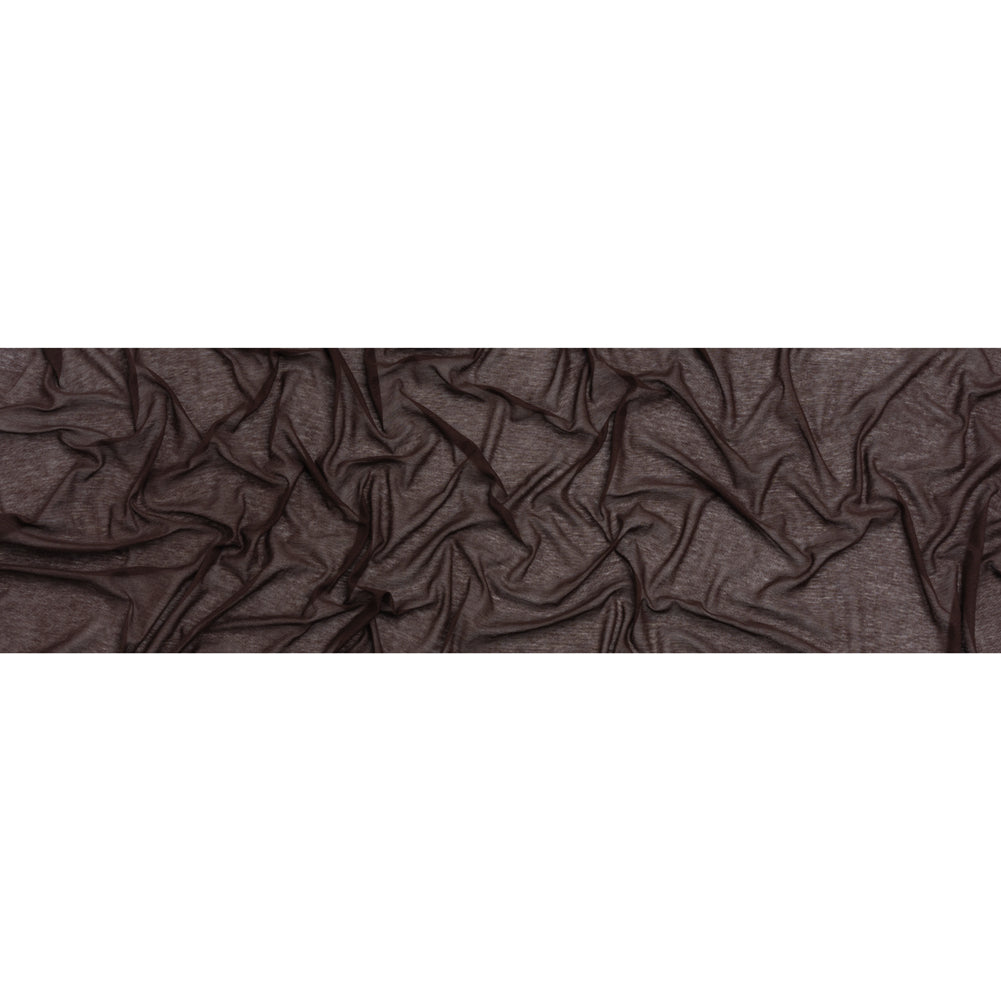 Featherweight Rayon Jersey - Dark Brown - Designer Deadstock