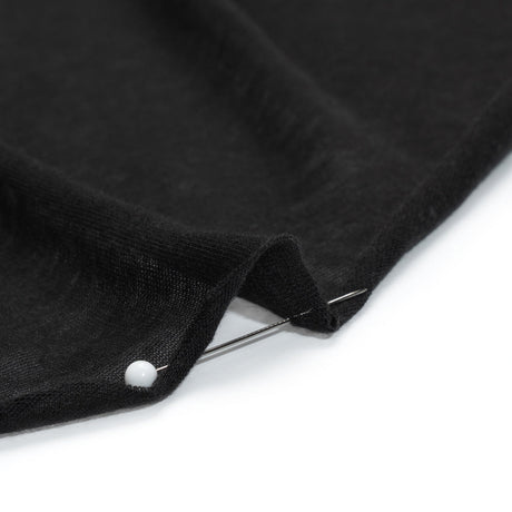Featherweight Rayon Jersey - Black - Designer Deadstock