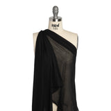 Featherweight Rayon Jersey - Black - Designer Deadstock