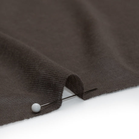 Lightweight Rayon Interlock Knit - Dark Gray - Designer Deadstock