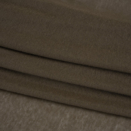 RADYAN stone gray cotton interlock knit fabric for soft apparel sewing, clothing designs, DIY projects, and creative crafts