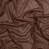 Lightweight Polyester Interlock Knit - Light Brown - Designer Deadstock