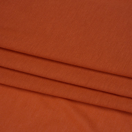 Polyester Jersey - Dark Orange - Designer Deadstock