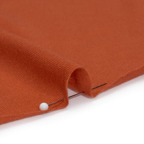 Polyester Jersey - Dark Orange - Designer Deadstock