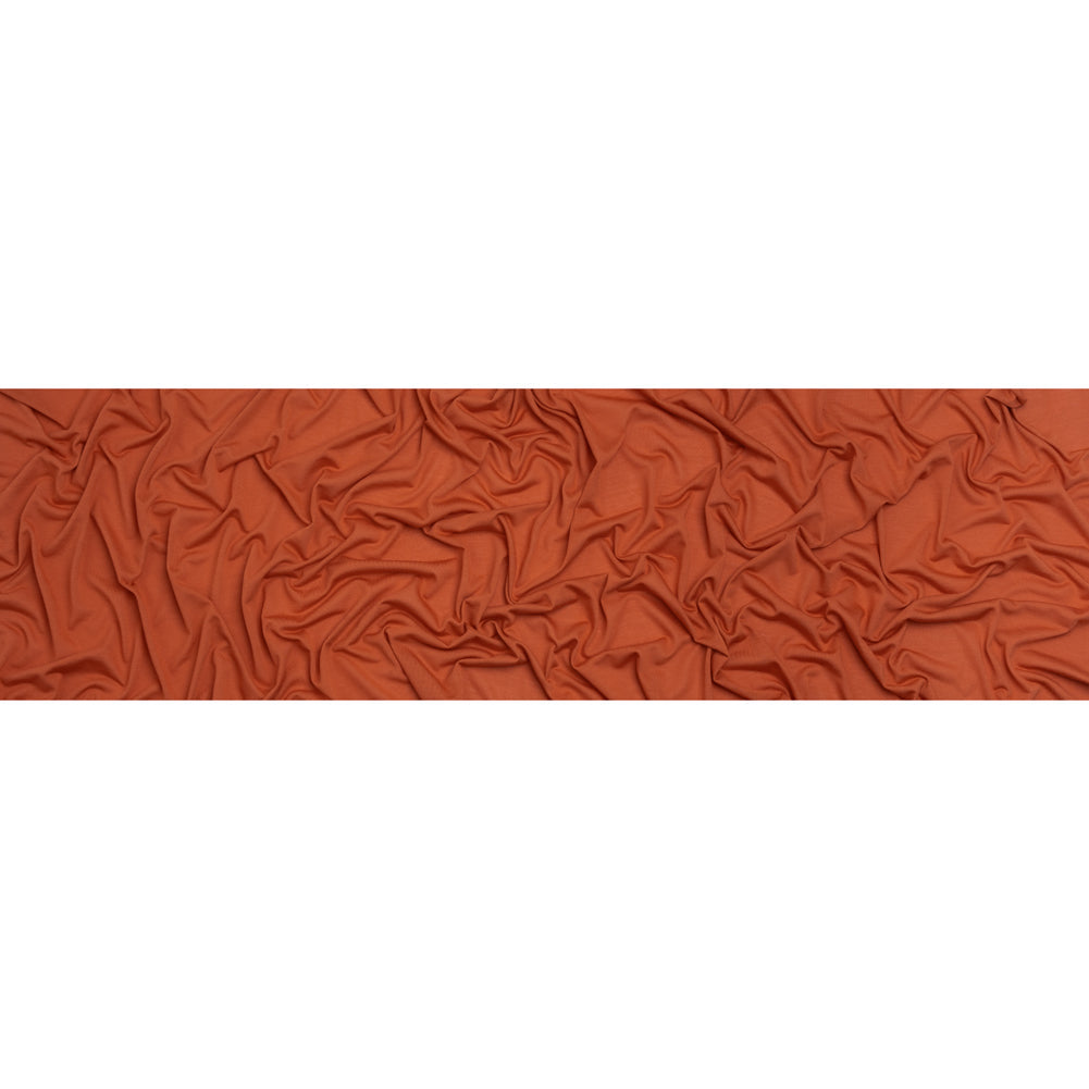 Polyester Jersey - Dark Orange - Designer Deadstock