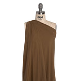 Stretch Rayon Jersey - Taupe - Designer Deadstock