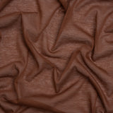 Featherweight Rayon Jersey - Auburn Brown - Designer Deadstock