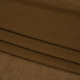 Lightweight Cotton Interlock Knit - Amber Brown - Designer Deadstock