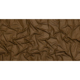 Lightweight Cotton Interlock Knit - Amber Brown - Designer Deadstock