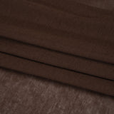 Featherweight Cotton Interlock Knit - Dark Brown - Designer Deadstock