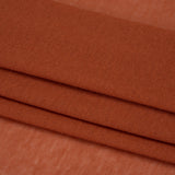 Lightweight Rayon Interlock Knit - Burnt Orange - Designer Deadstock