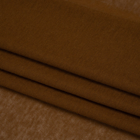 Lightweight Cotton Interlock Knit - Sandalwood Brown - Designer Deadstock