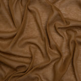 Lightweight Cotton Interlock Knit - Brown Sugar - Designer Deadstock