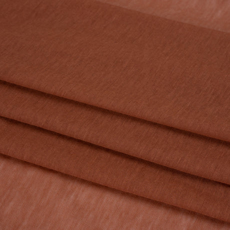 Featherweight Rayon Jersey - Dusty Orange - Designer Deadstock