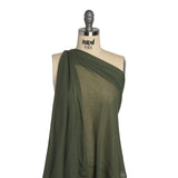 Lightweight Cotton Interlock Knit - Lichen Green - Designer Deadstock