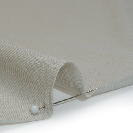 Rayon and Cotton Creped Jersey - Light Gray - Designer Deadstock
