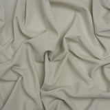 Rayon and Cotton Creped Jersey - Light Gray - Designer Deadstock