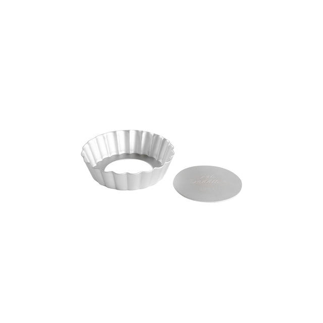 Fat Daddios Fluted Tart Pan with Removable Bottom, 3-3/4" Diameter x 1" High