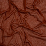 Lightweight Rayon Interlock Knit - Dark Orange - Designer Deadstock
