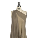 Featherweight Cotton Jersey - Vintage Khaki Gray - Designer Deadstock