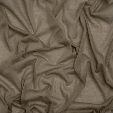 Featherweight Cotton Jersey - Vintage Khaki Gray - Designer Deadstock