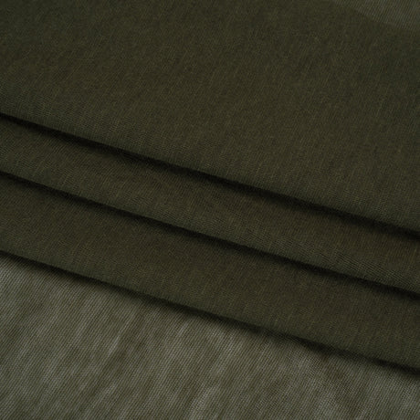 Featherweight Rayon Jersey - Army Green - Designer Deadstock