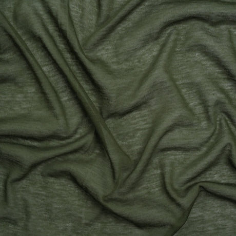 Featherweight Cotton Jersey - Herb Green - Designer Deadstock