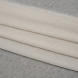Lightweight Polyester Interlock Knit - Ivory - Designer Deadstock