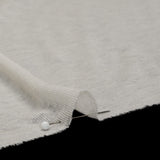 Lightweight Polyester Interlock Knit - Ivory - Designer Deadstock