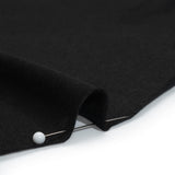 Lightweight Rayon Jersey - Black - Designer Deadstock