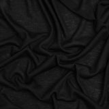 Lightweight Rayon Jersey - Black - Designer Deadstock