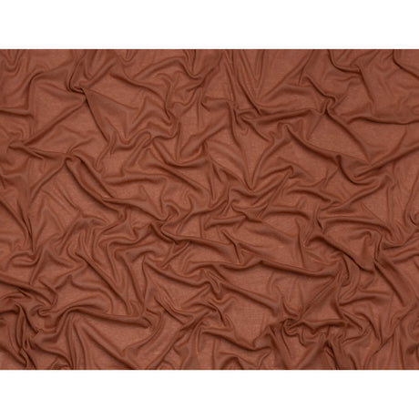 Lightweight Cotton Interlock Knit - Dusty Orange - Designer Deadstock