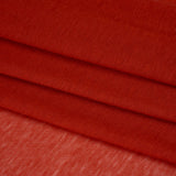 Featherweight Rayon Jersey - Warm Red - Designer Deadstock