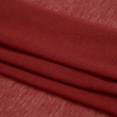 Featherweight Rayon Jersey - Wine Red - Designer Deadstock