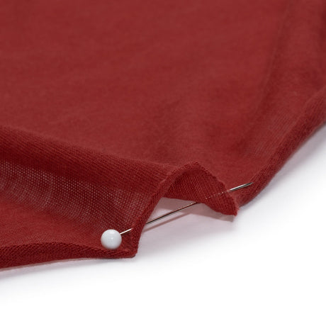 Featherweight Rayon Jersey - Wine Red - Designer Deadstock