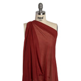 Featherweight Rayon Jersey - Wine Red - Designer Deadstock